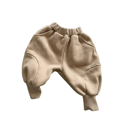 Children's Velvet Pants Warm Pants